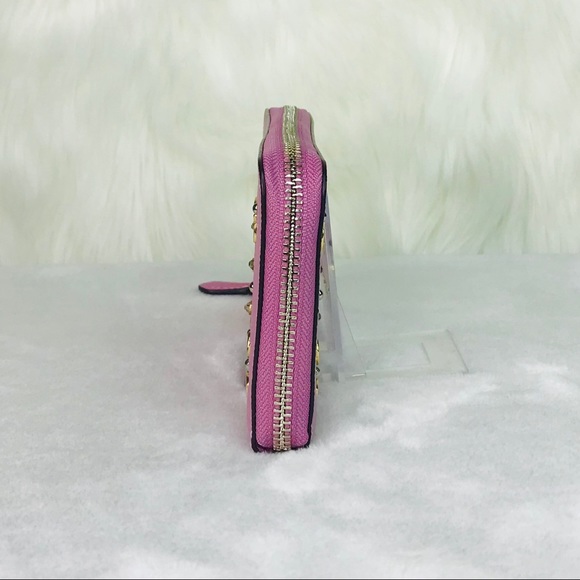 Coach Stud Accordion Zip Wallet - Picture 3 of 8